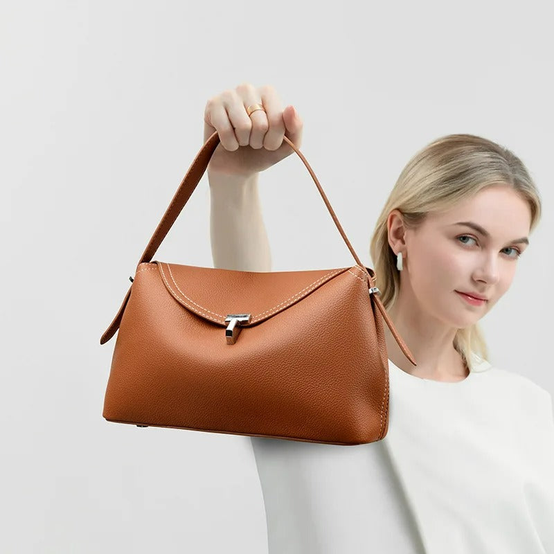EVA borsa in pelle naturale