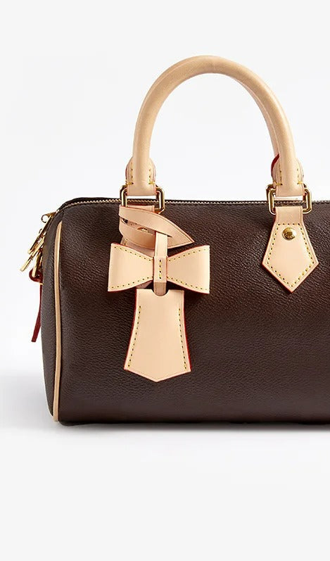 ANNA ciondolo con fiocco in pelle