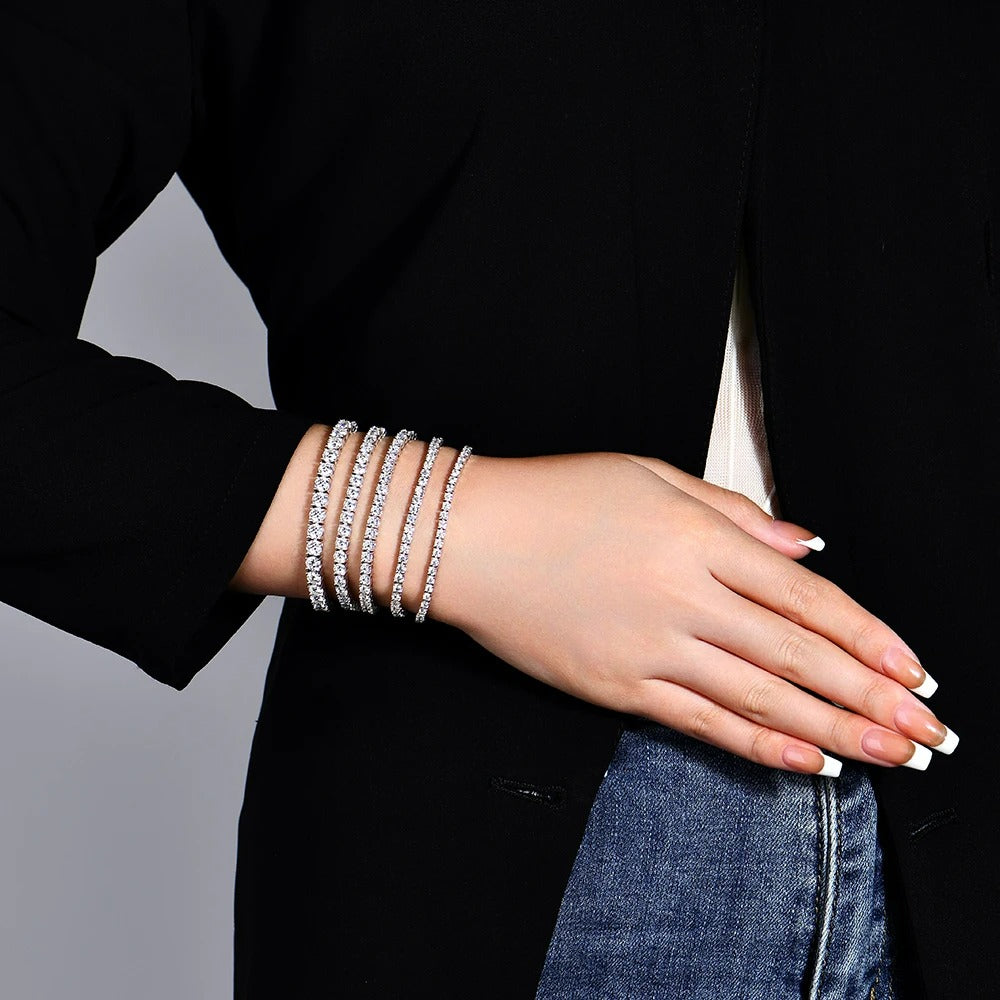 ANNALISA bracciale con pietre incastonate