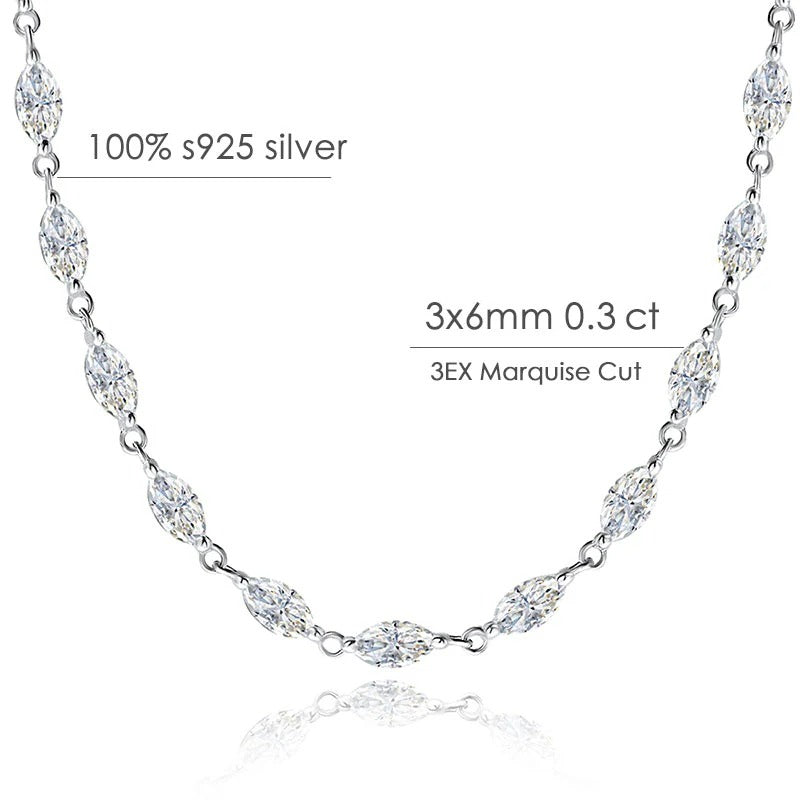 MARIA collana a foglia con pietre preziose