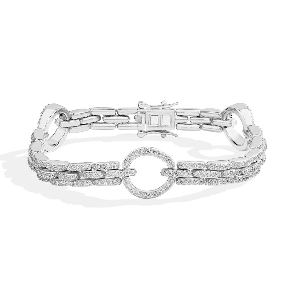 BENEDETTA bracciale a cerchio placcato in oro spesso