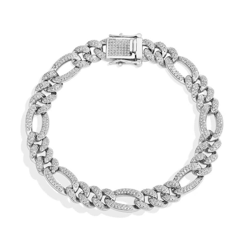 CECILIA bracciale con pietre placcato in oro