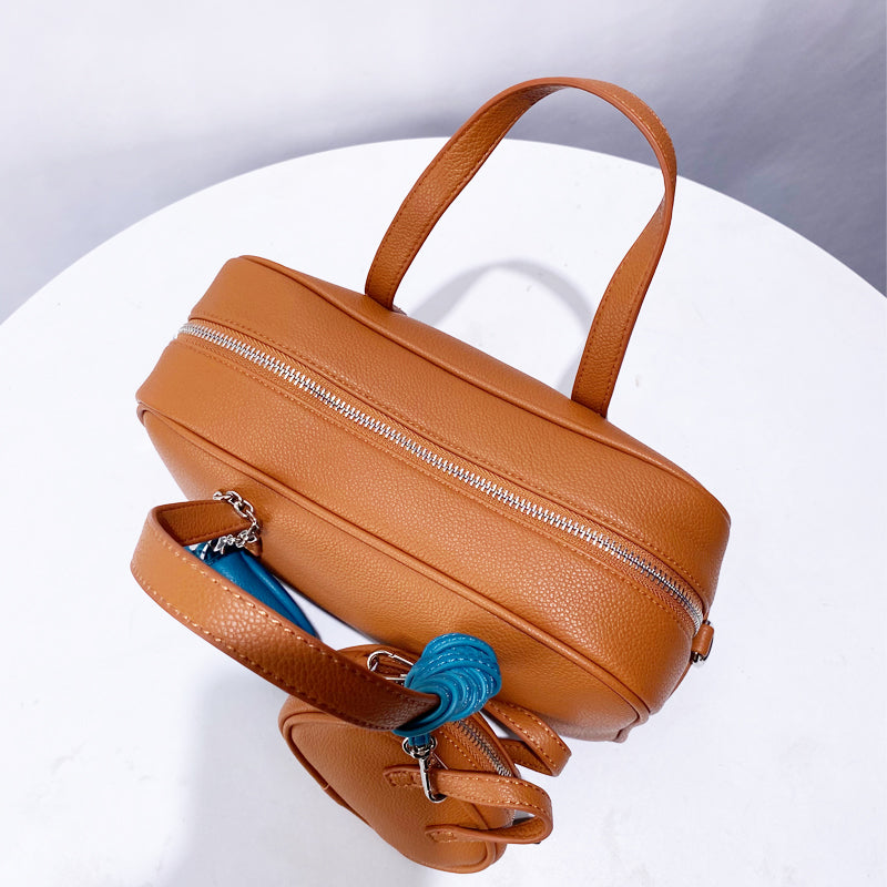 GIADA - Borsa in Pelle Multiuso Artigianale