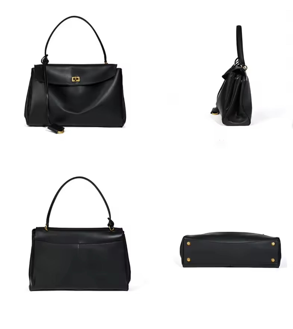 FRANCESCA borsa in pelle con cinturino