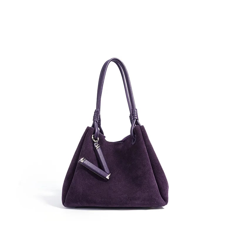 ROSA - Borsa Versatile in Pelle Scamosciata