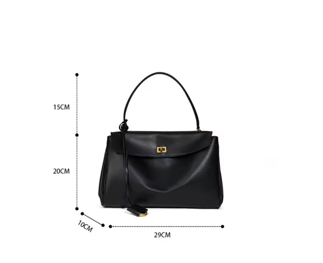 FRANCESCA borsa in pelle con cinturino