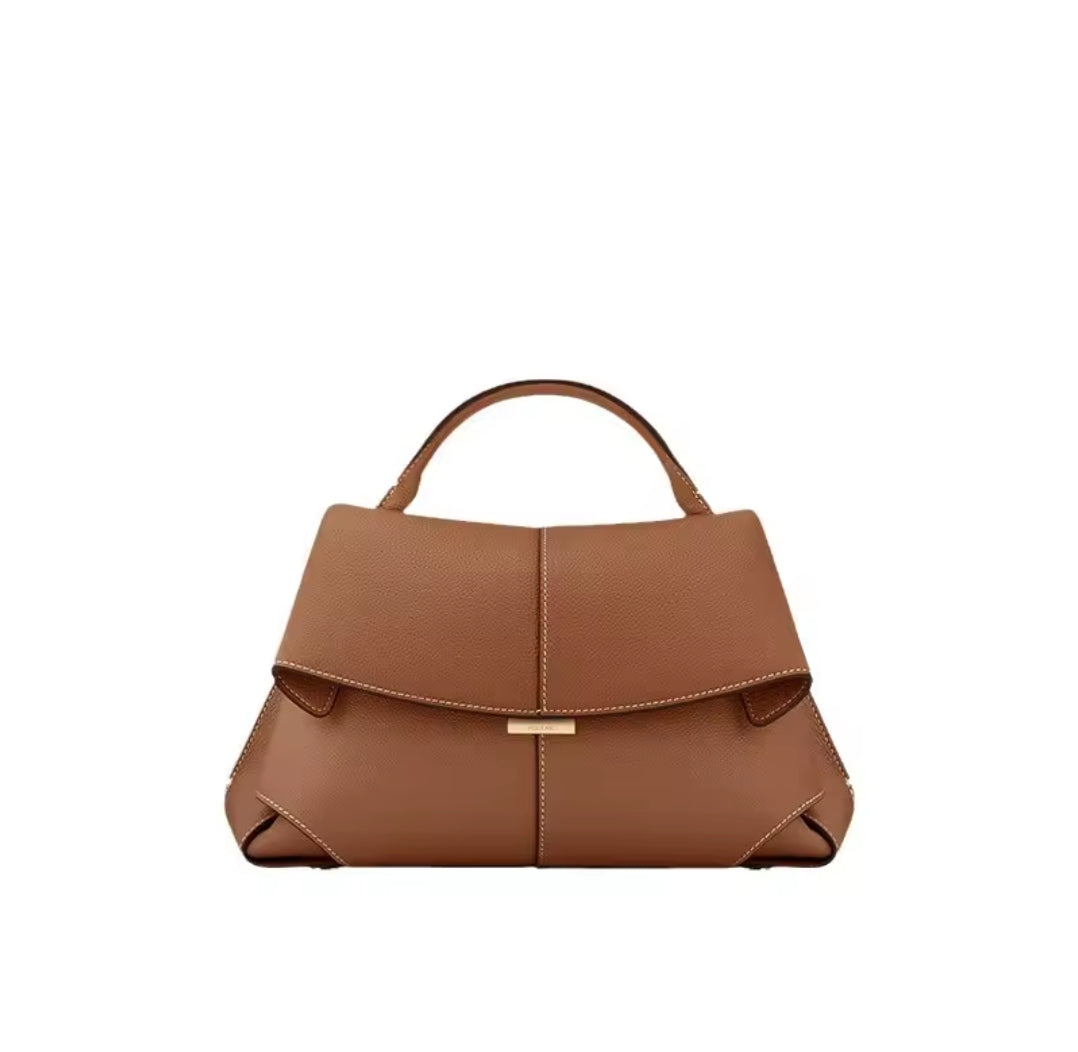 LISA borsa media in pelle