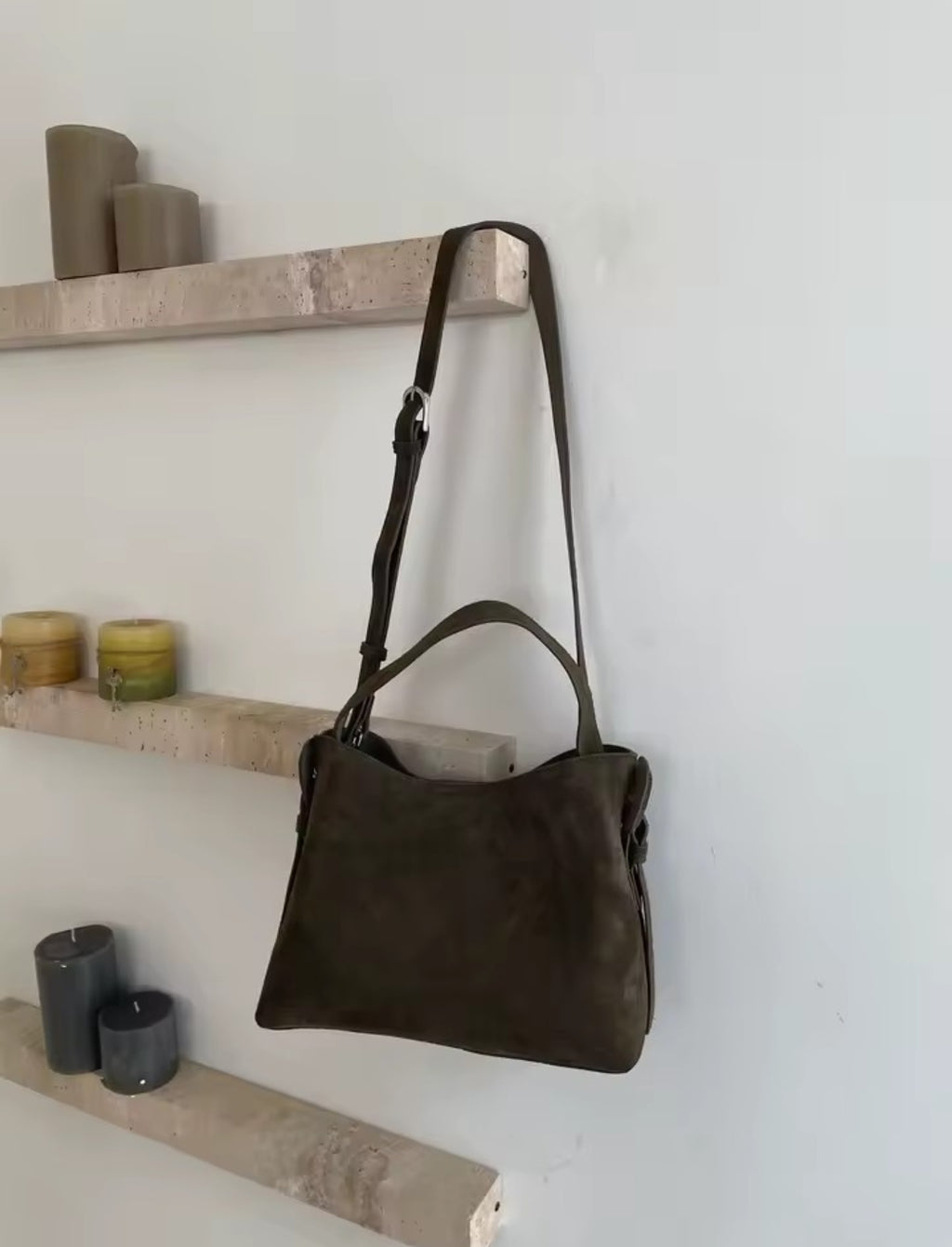 MELISSA borsa scamosciata versatile