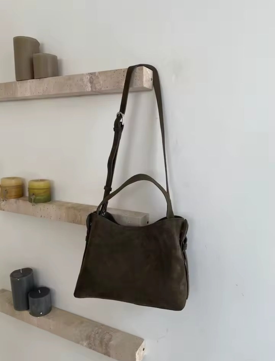 MELISSA borsa scamosciata versatile