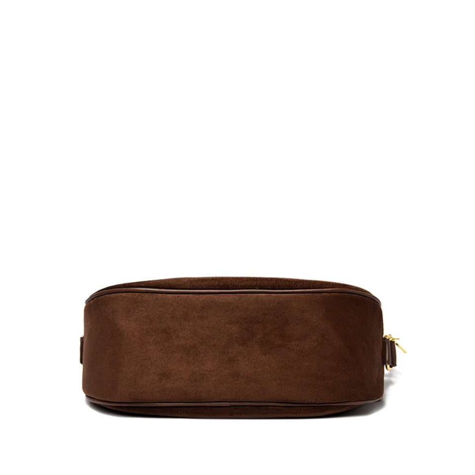 LAURA borsa a spalla scamosciata