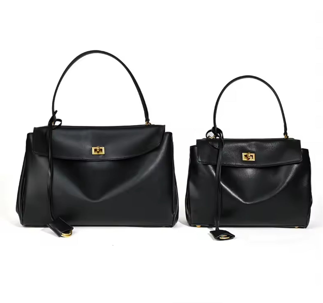 FRANCESCA borsa in pelle con cinturino