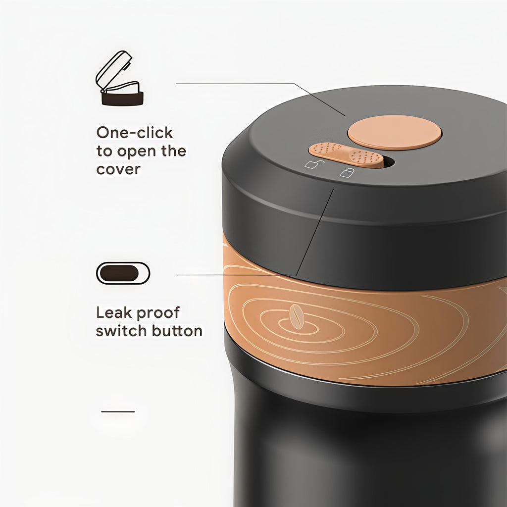 Caffettiera in Acciaio Inossidabile Premium 320ml