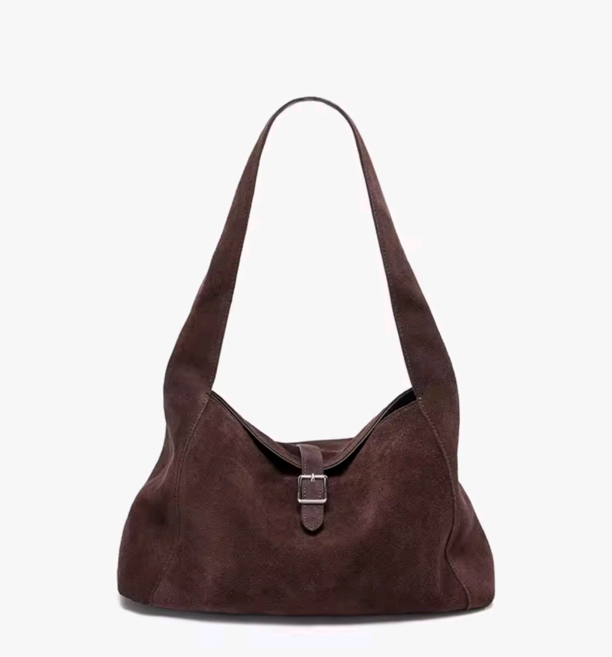 MIRANDA borsa scamosciata naturale