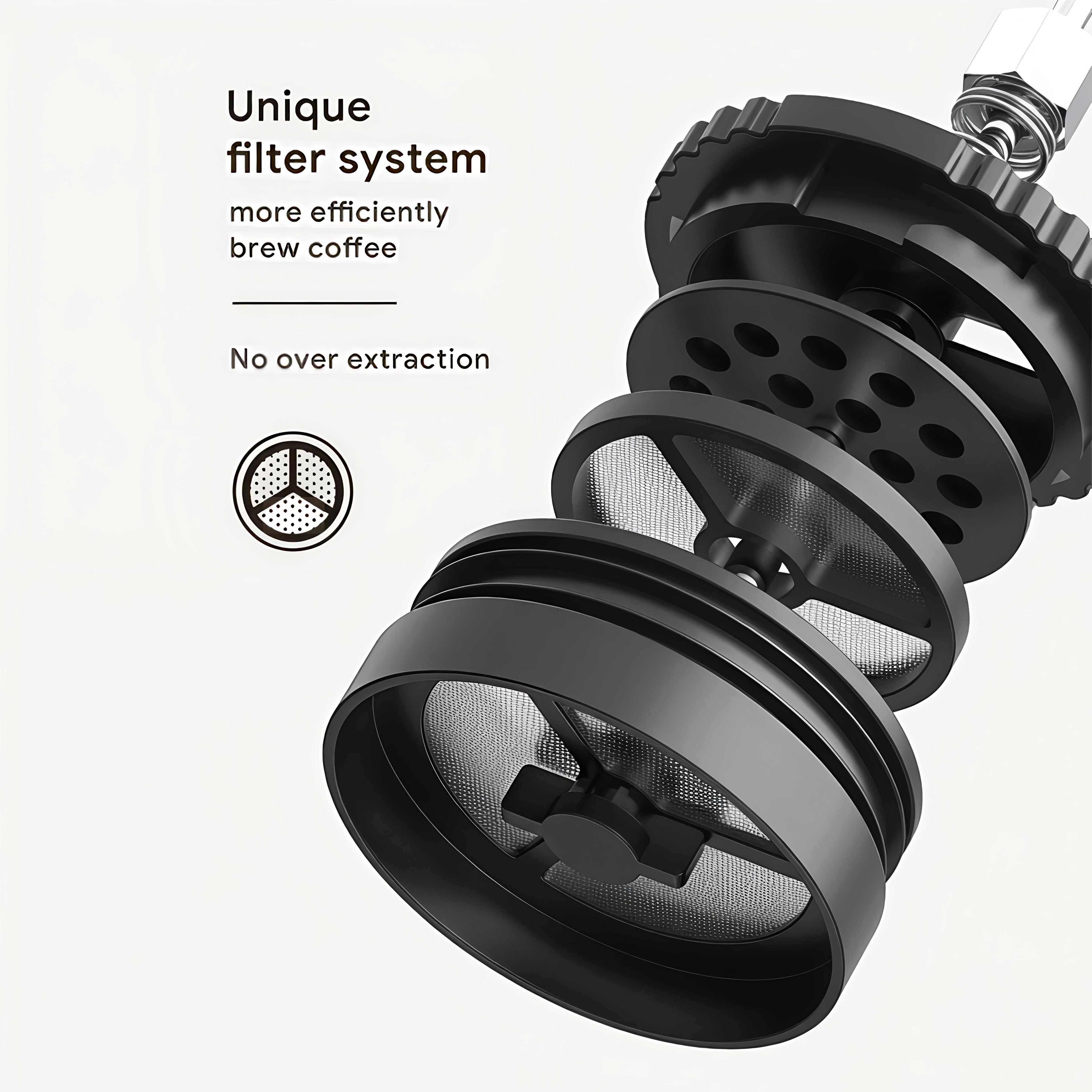 Caffettiera in Acciaio Inossidabile Premium 320ml