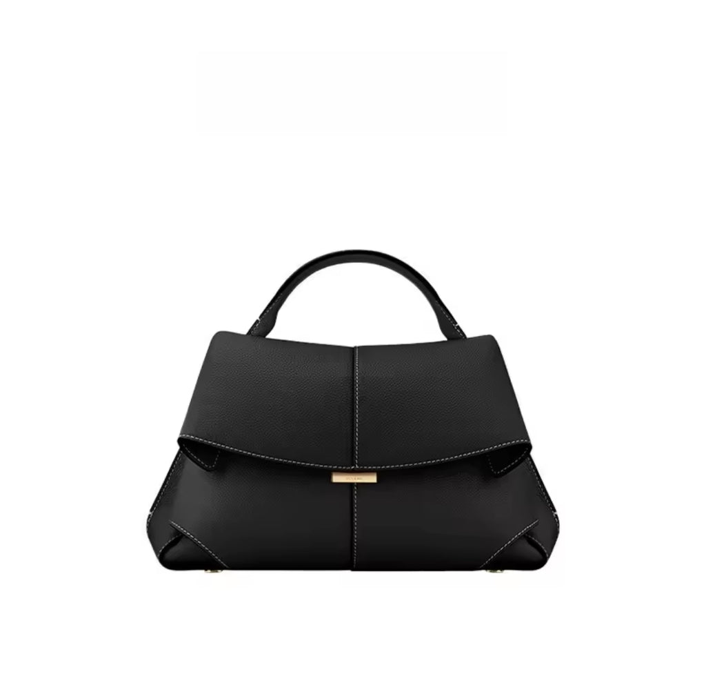 LISA borsa media in pelle