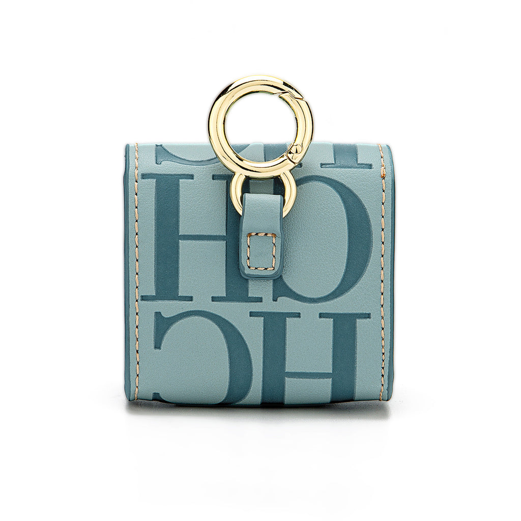 Cecilia CH - Porta Auricolari e Mini Portafoglio in Pelle