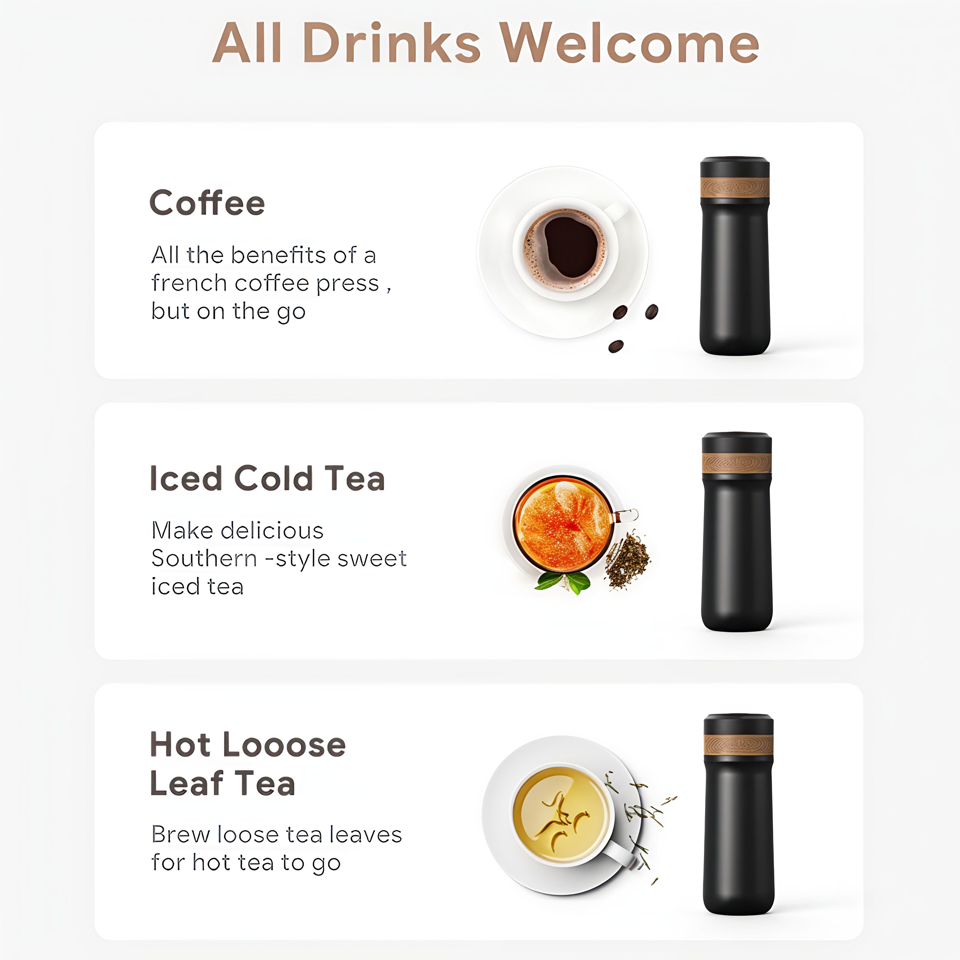 Caffettiera in Acciaio Inossidabile Premium 320ml