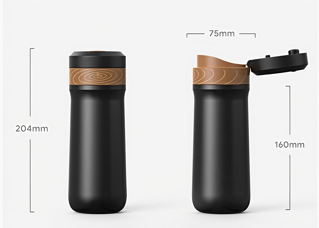 Caffettiera in Acciaio Inossidabile Premium 320ml