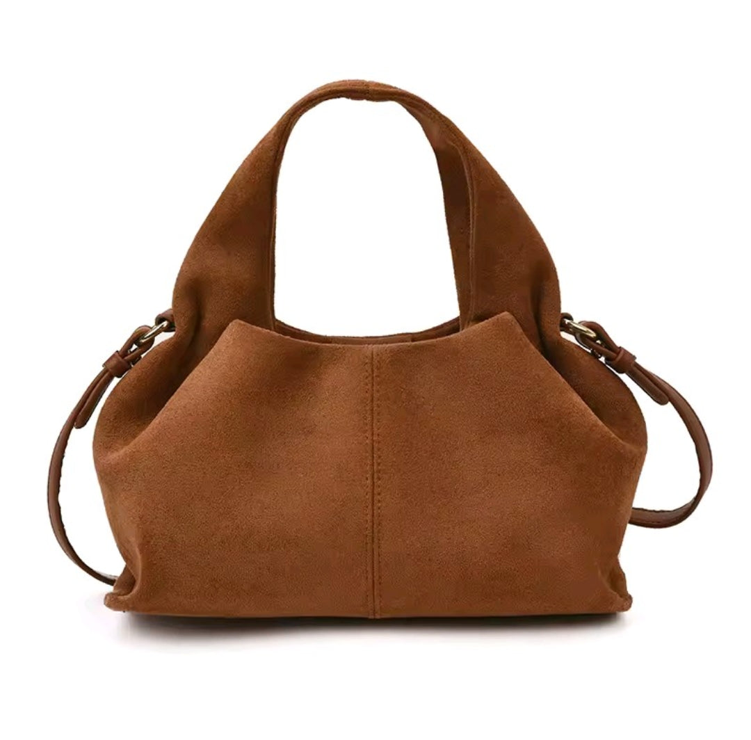 CLARISSA - Borsa Scamosciata Versatile Elegante