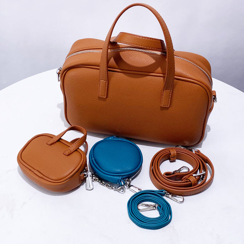 GIADA - Borsa in Pelle Multiuso Artigianale