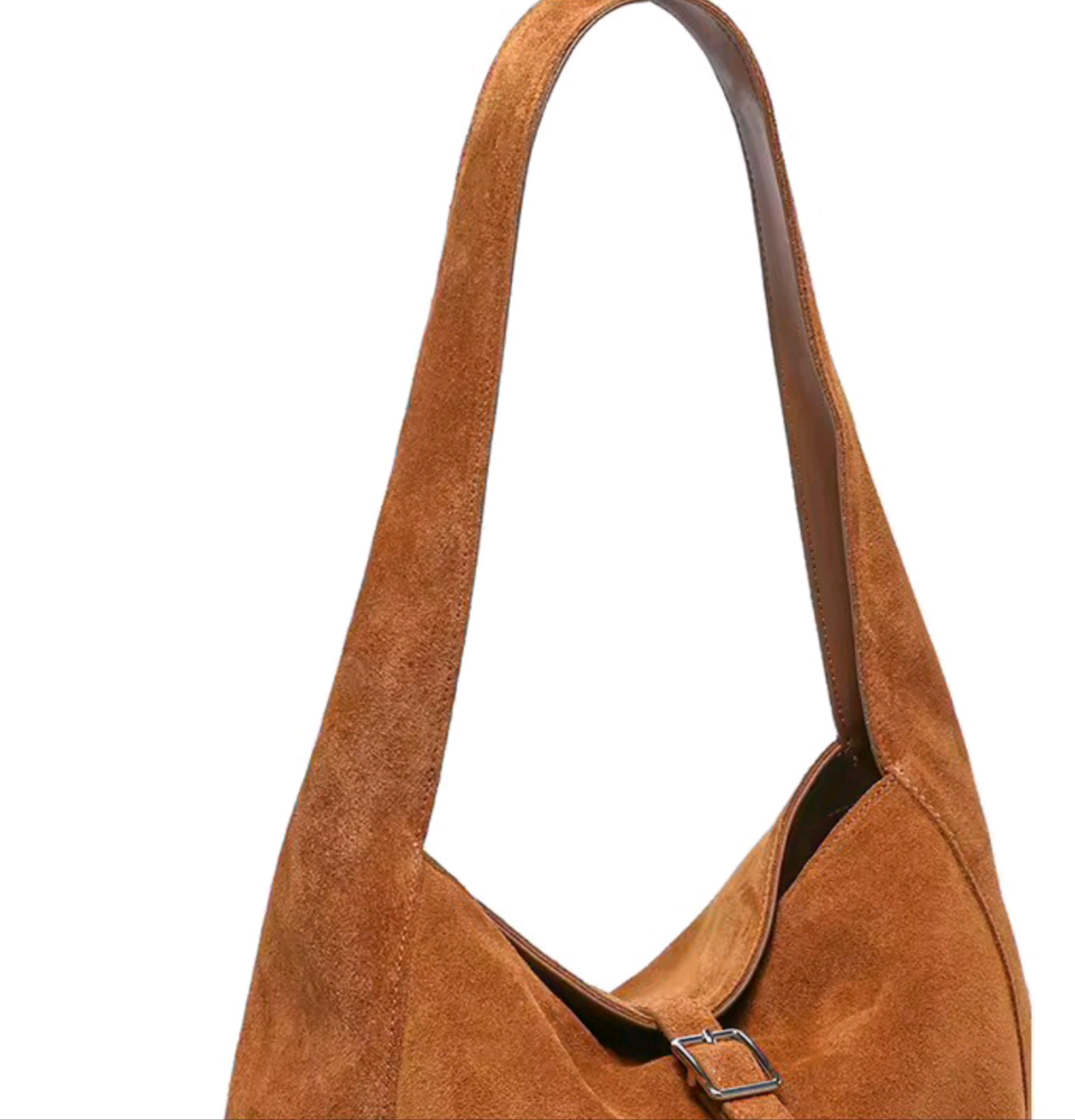 MIRANDA borsa scamosciata naturale