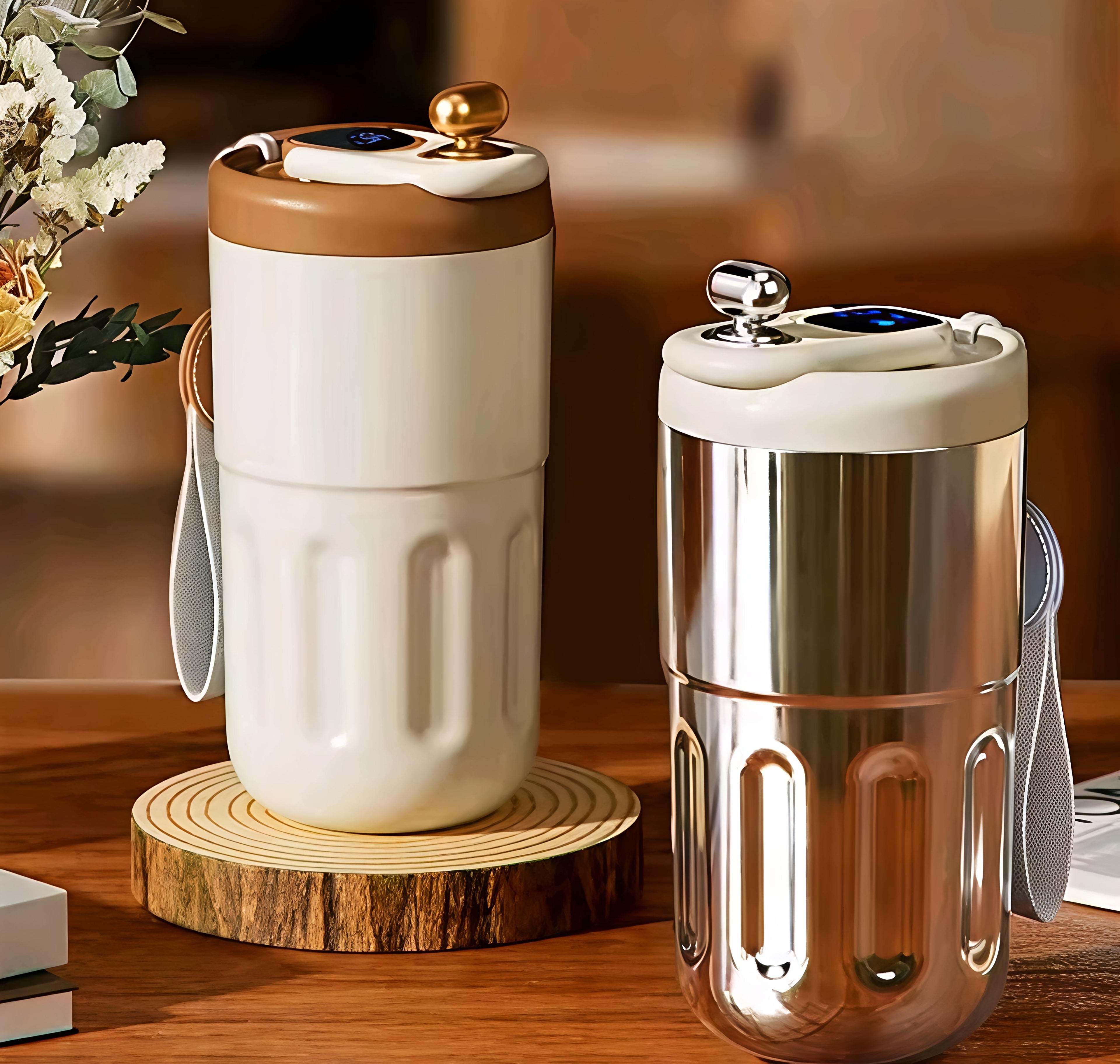 Tazza Termica Intelligente con Display LED Temperatura 450ml