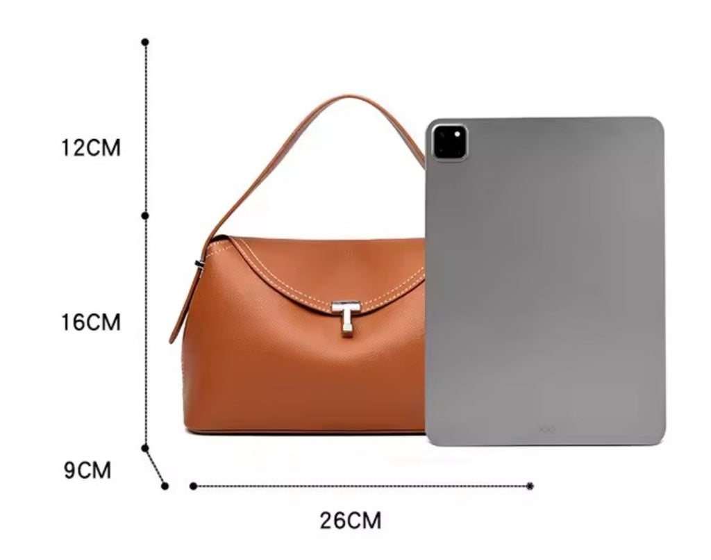 EVA borsa in pelle naturale