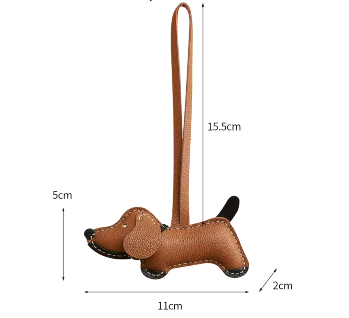 BOY ciondolo cucciolo in pelle