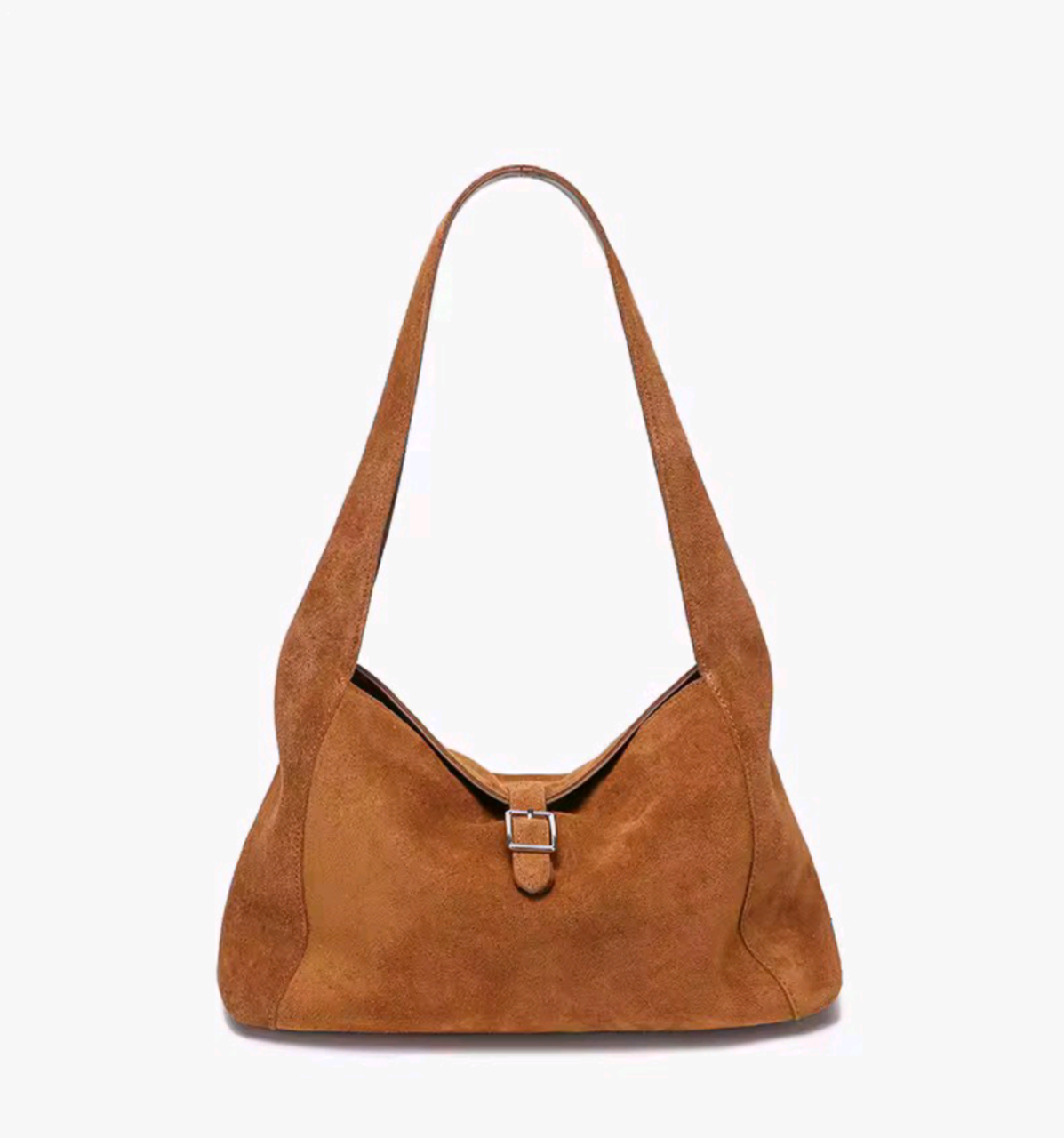 MIRANDA borsa scamosciata naturale