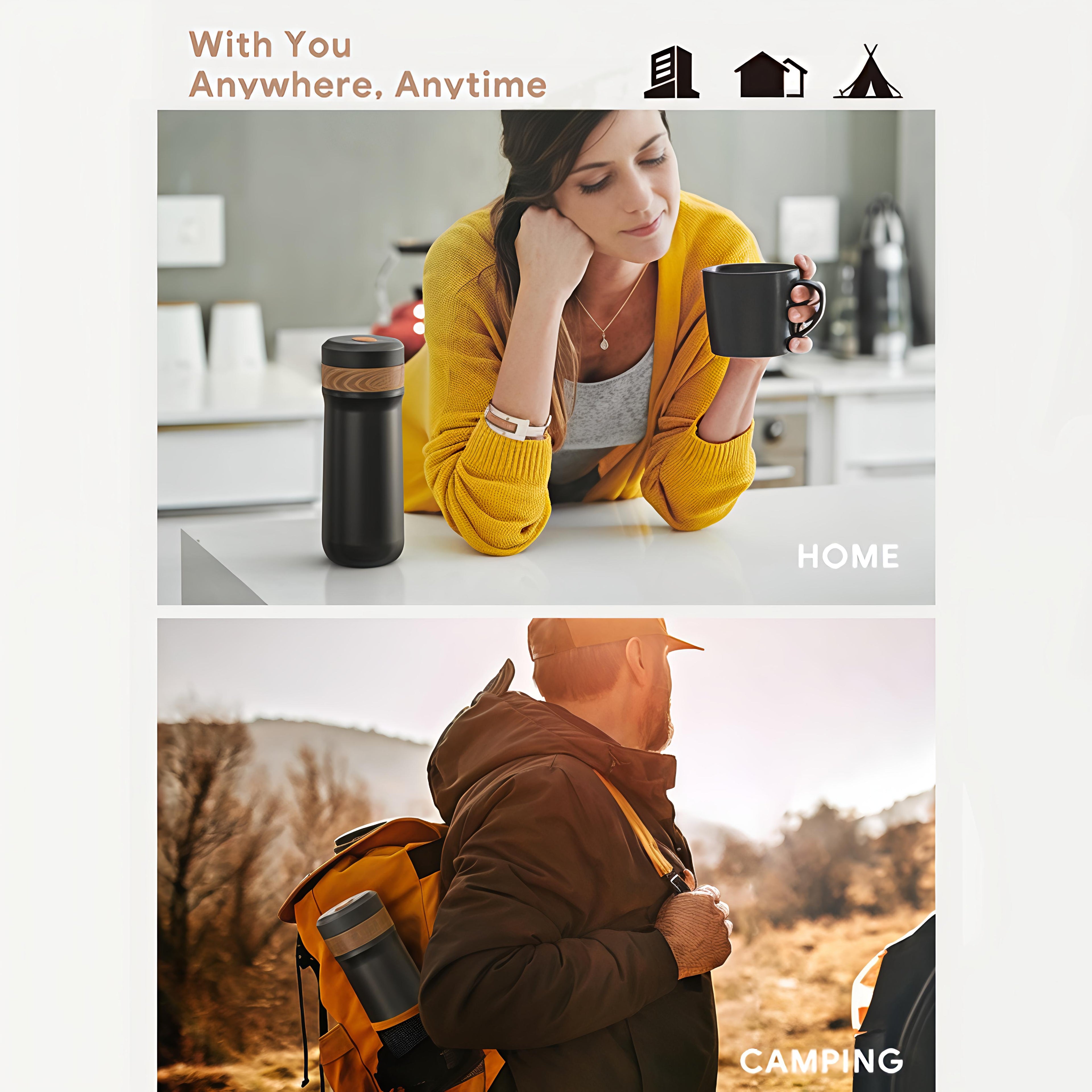 Caffettiera in Acciaio Inossidabile Premium 320ml