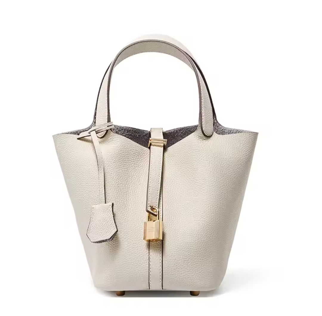 ALESSIA borsa a secchiello in pelle