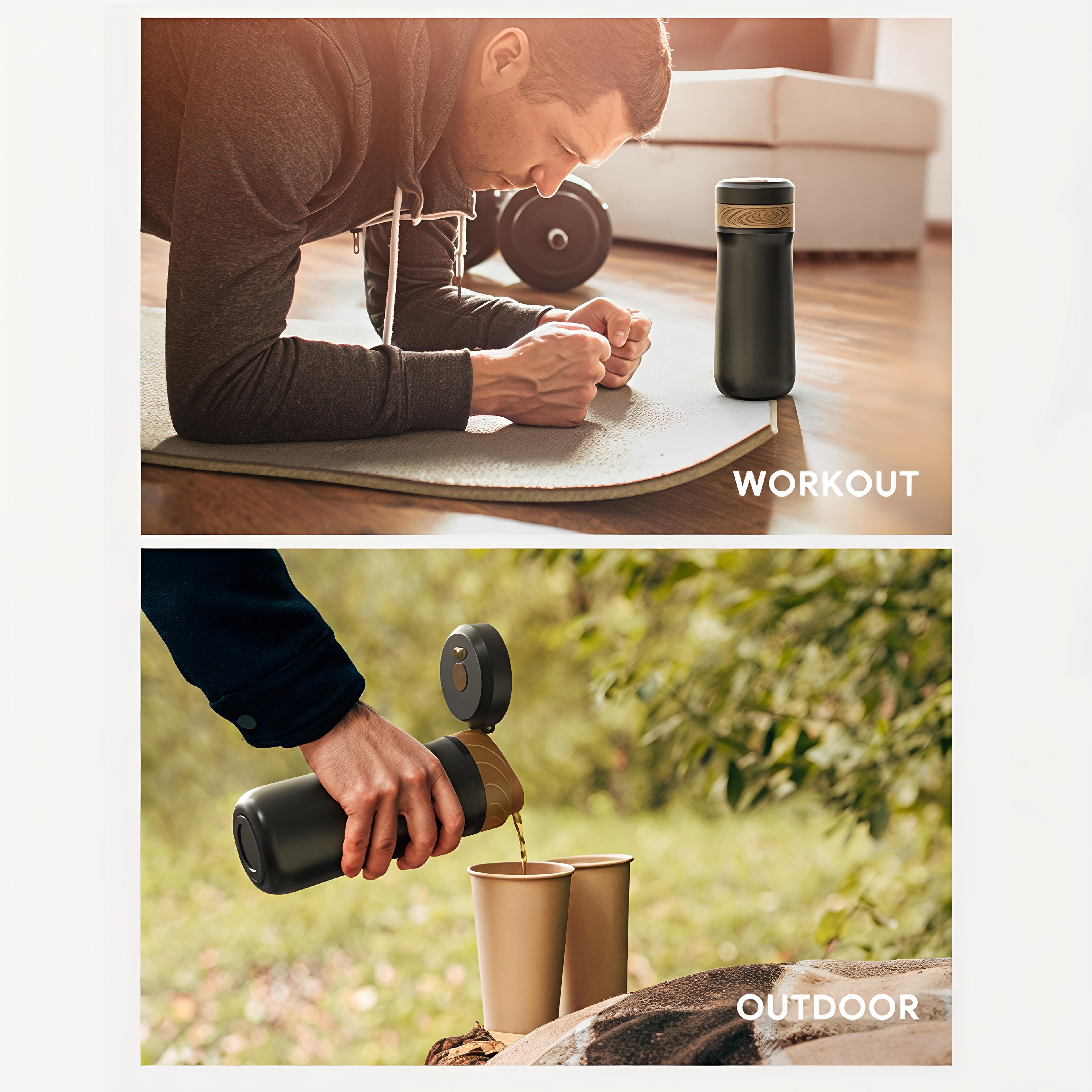 Caffettiera in Acciaio Inossidabile Premium 320ml