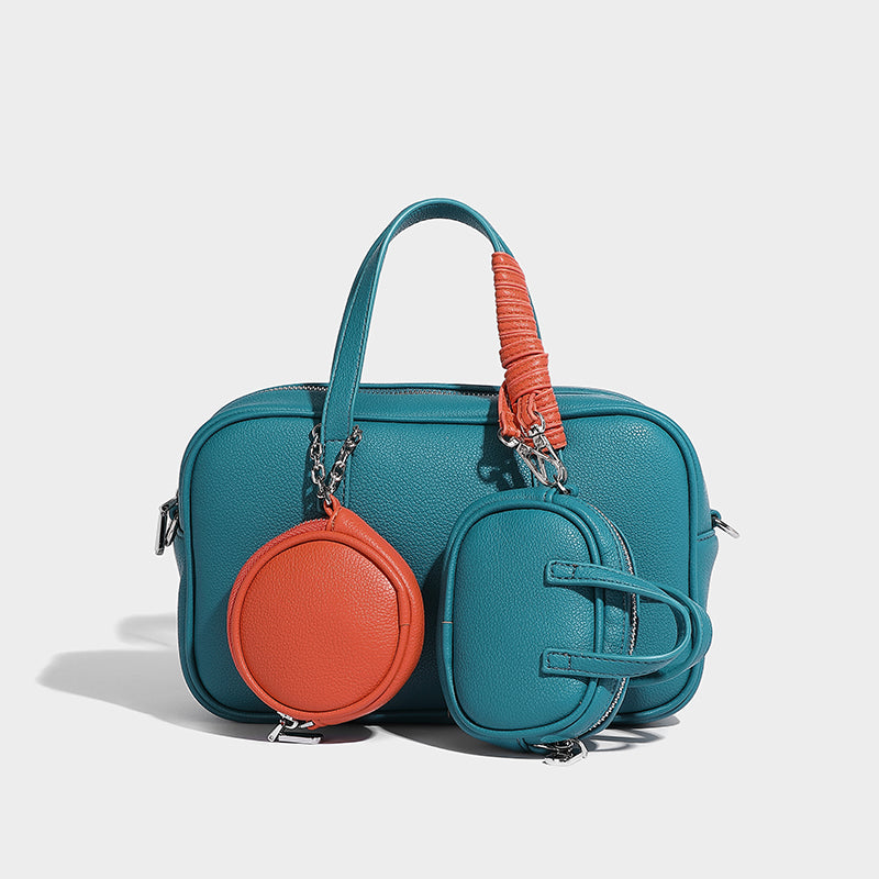 GIADA - Borsa in Pelle Multiuso Artigianale