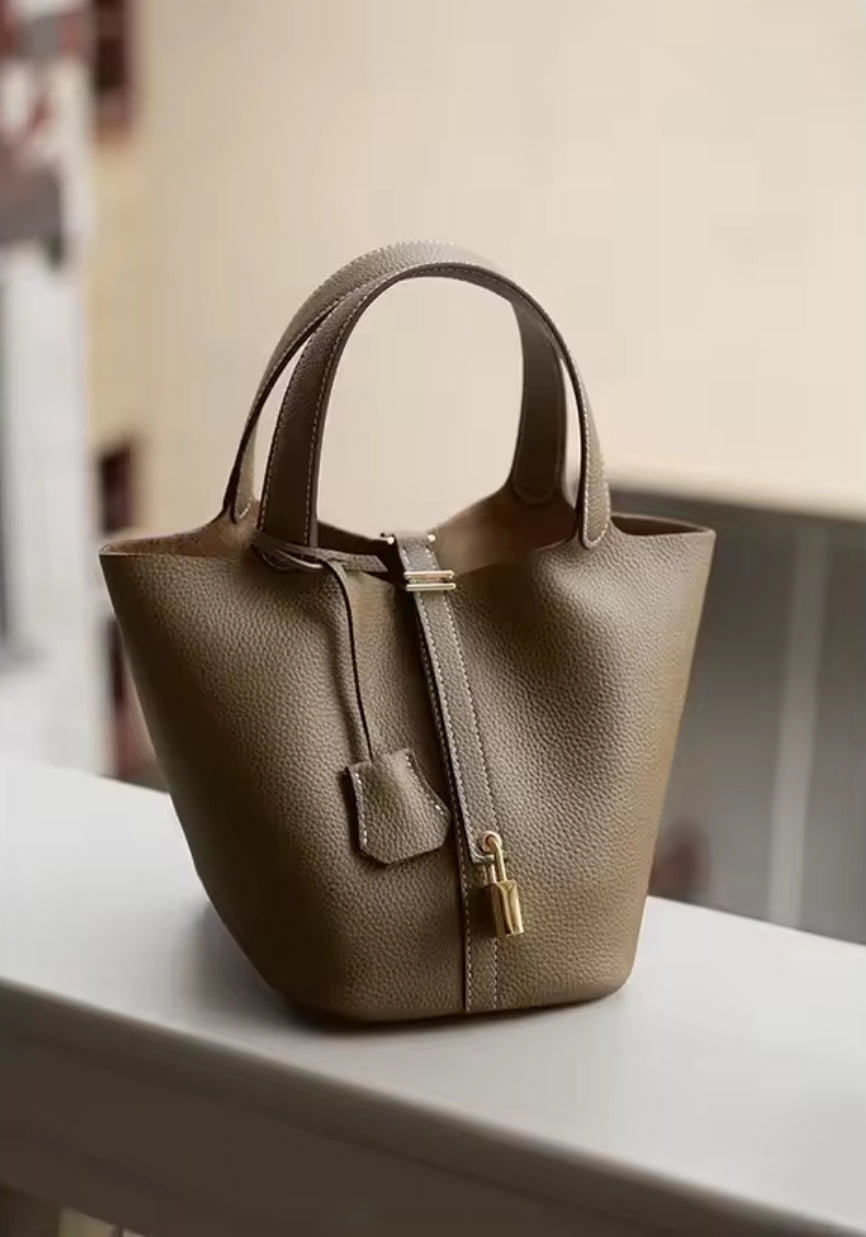 ALESSIA borsa a secchiello in pelle