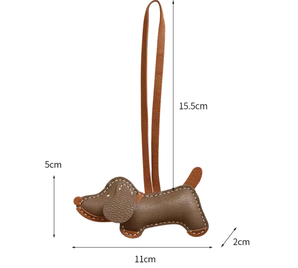 BOY ciondolo cucciolo in pelle