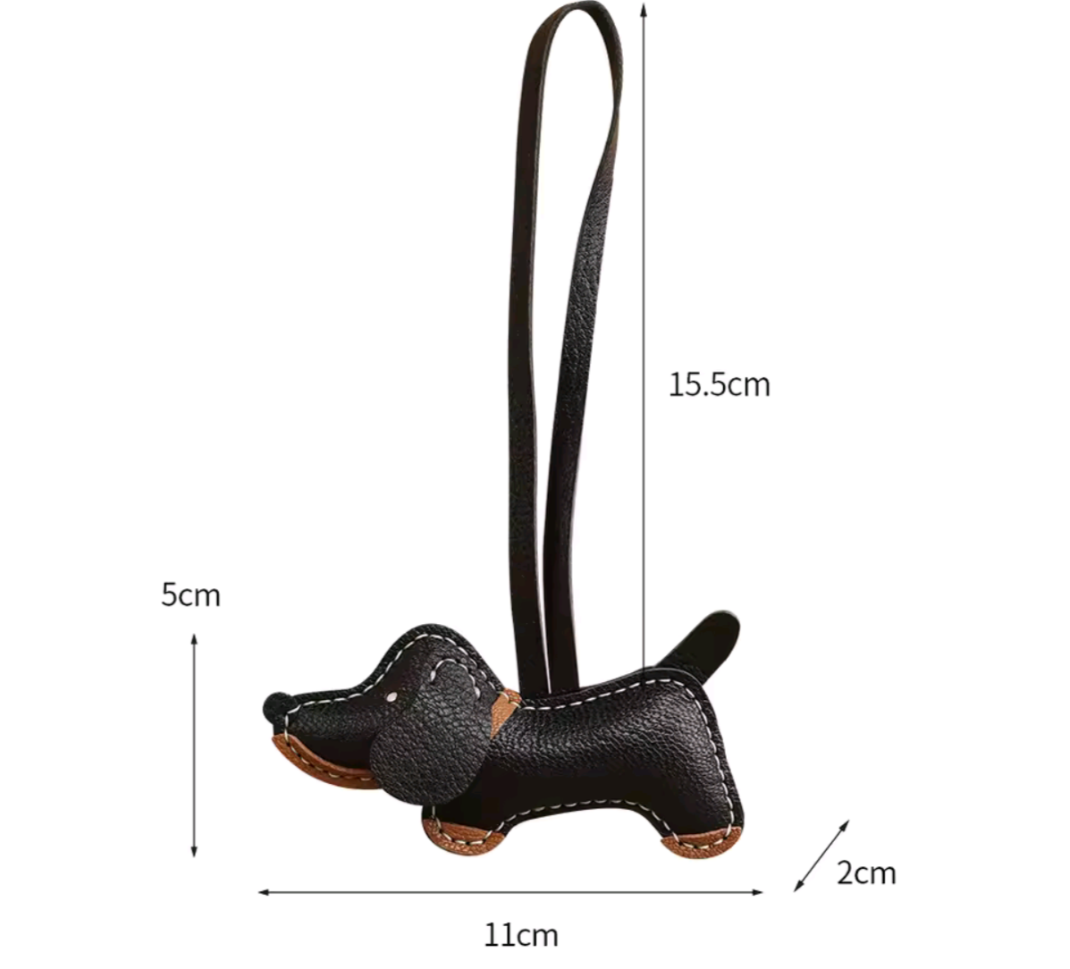 BOY ciondolo cucciolo in pelle