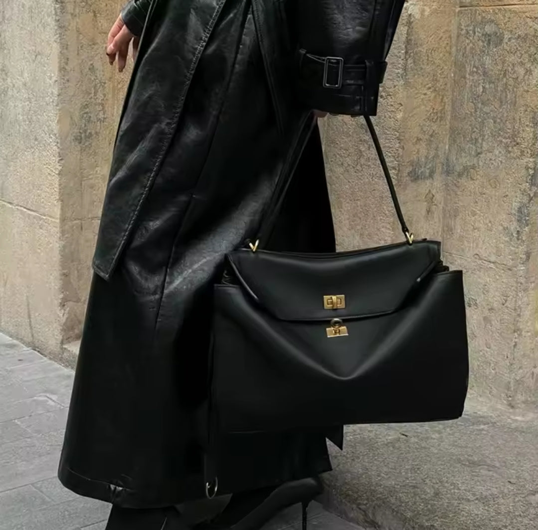FRANCESCA borsa in pelle con cinturino
