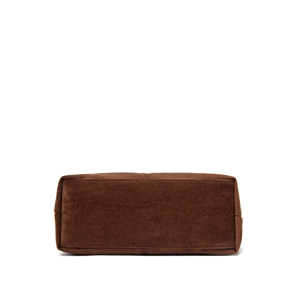 LUDOVICA borsa scamosciata naturale