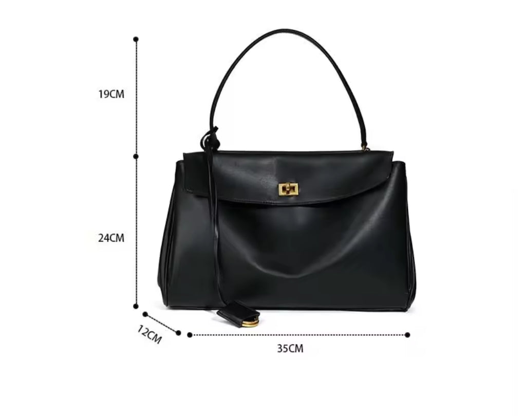 FRANCESCA borsa in pelle con cinturino