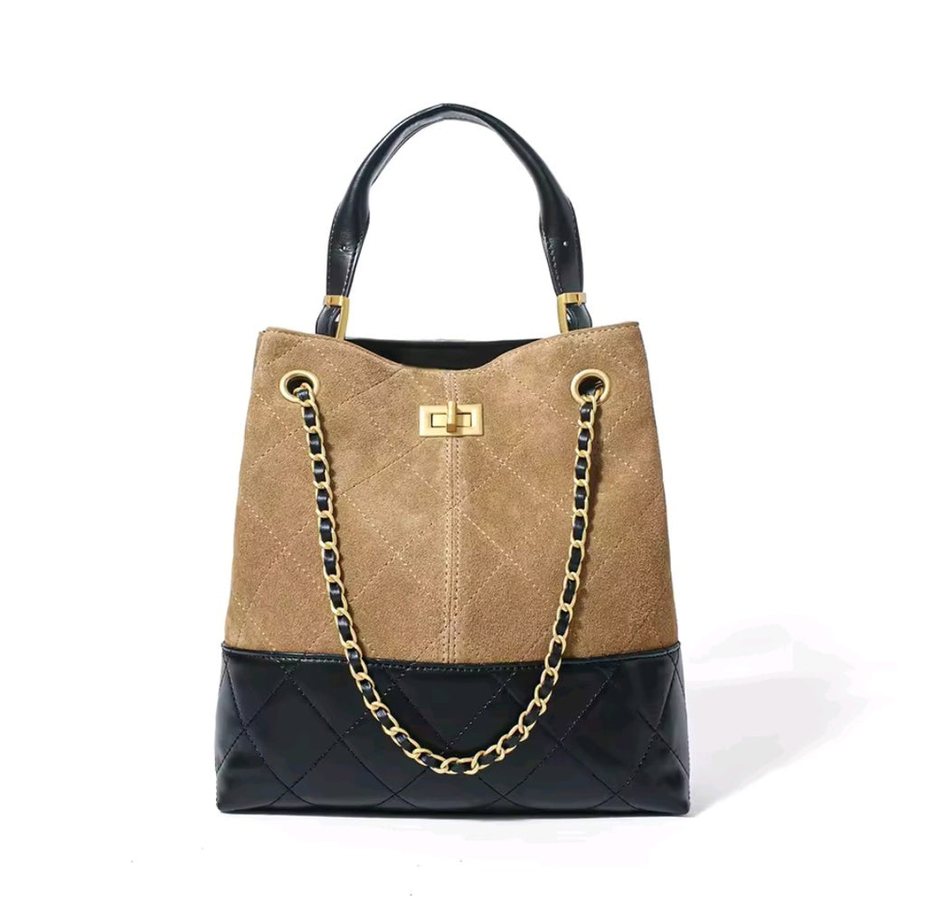 EMMA borsa a secchiello in pelle