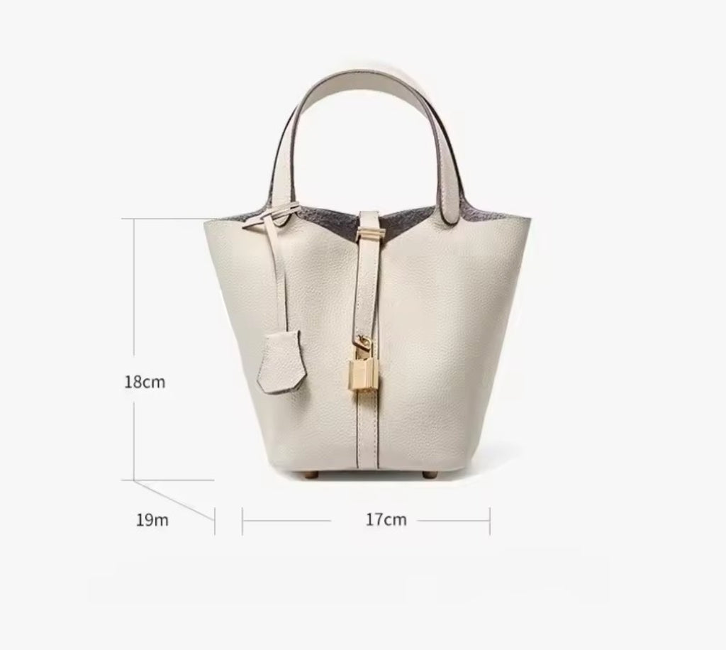 ALESSIA borsa a secchiello in pelle