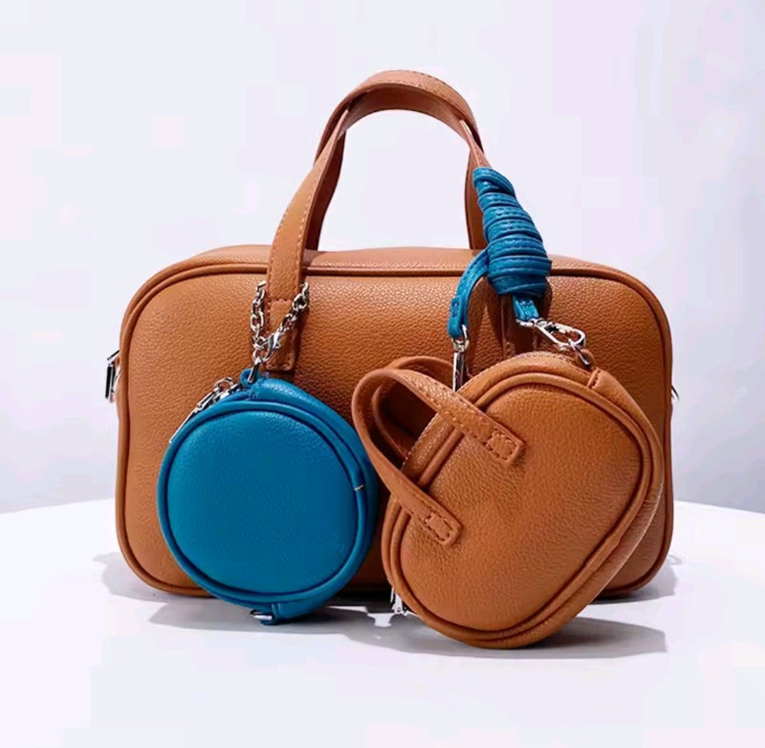 GIADA - Borsa in Pelle Multiuso Artigianale