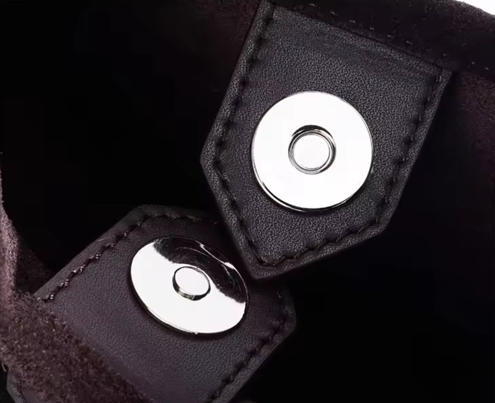 MELISSA borsa in pelle scamosciata naturale